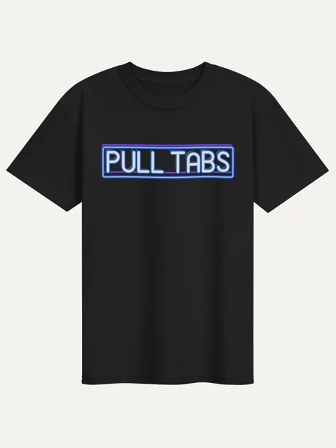 Pull Tabs Neon Sign Tee